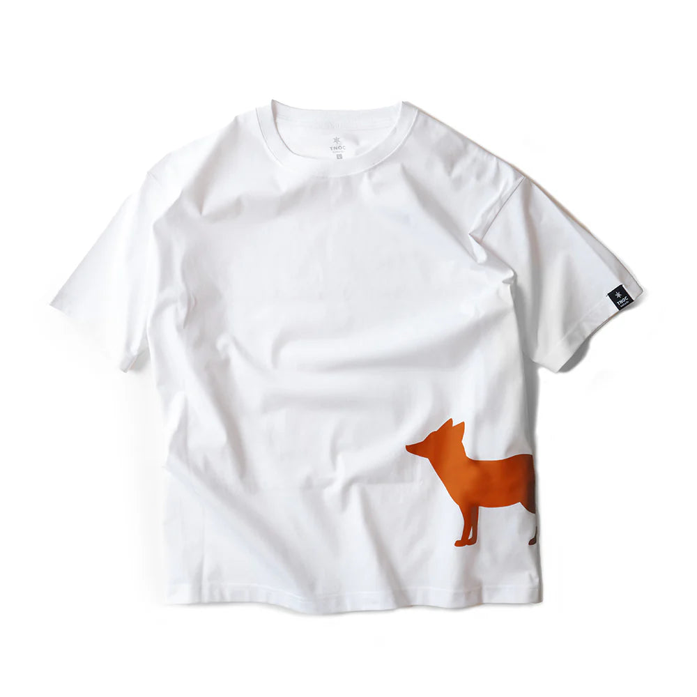 TNOC THE TEE2 BIG SHAPE / KITSUNE Color: SNOW WHITE