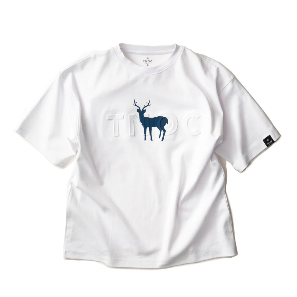 TNOC THE TEE PONTE EMBOSS EZOSIKA Color: SNOW WHITE