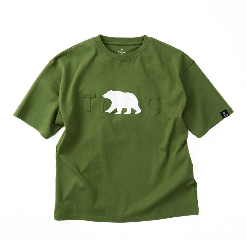 TNOC THE TEE PONTE EMBOSS BEAR Color: LEAF GREEN