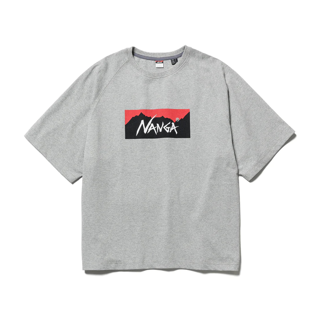 NANGA Eco Hybrid Box Logo Loose Fit Tee