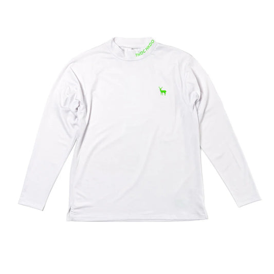 TNOC MOVE THE TEE-LS MOCK NECK LONG SLEEVE  Color: SNOW WHITE