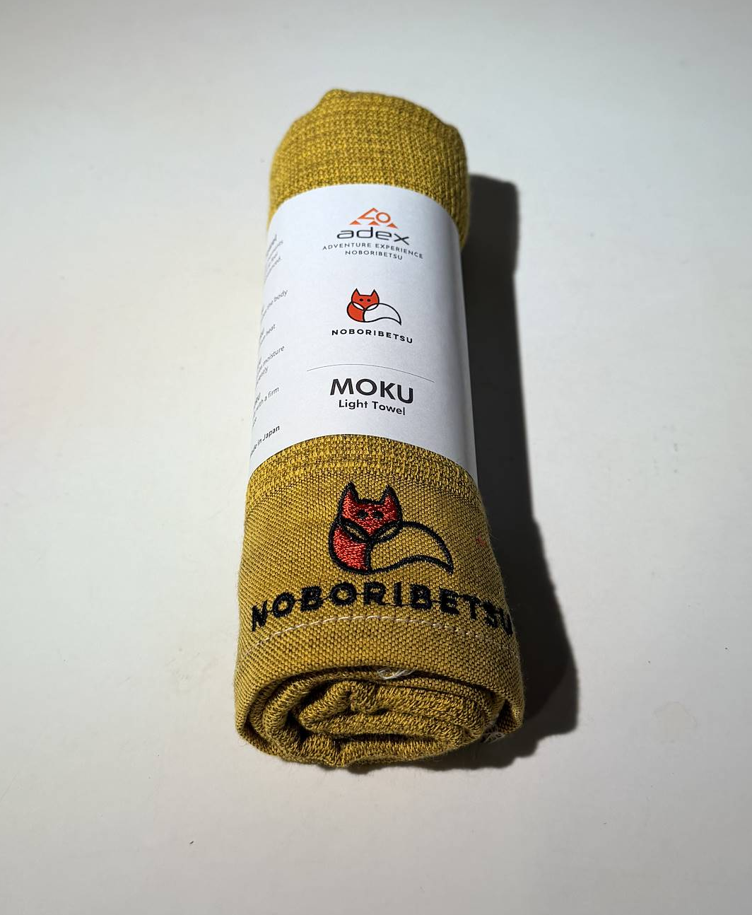 Noboribetsu Fox Logo Moku LIght Towel