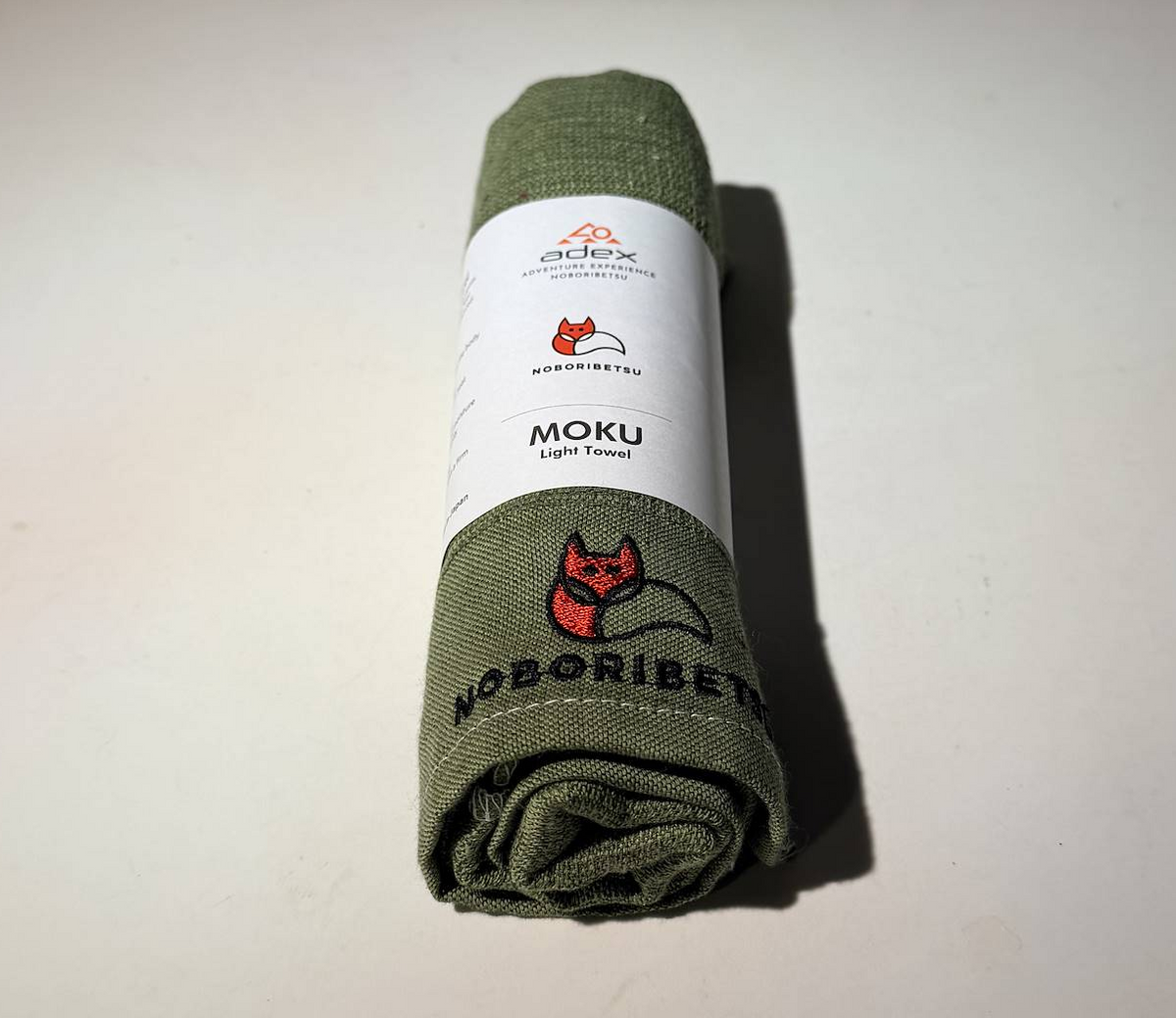 Noboribetsu Fox Logo Moku LIght Towel