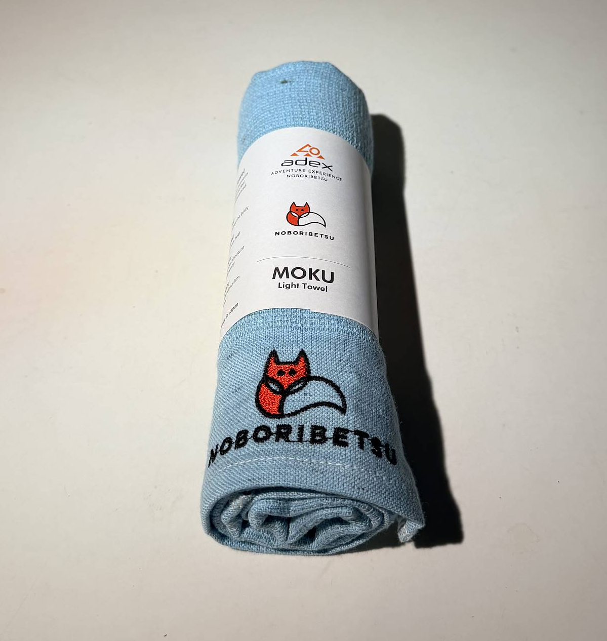 Noboribetsu Fox Logo Moku LIght Towel