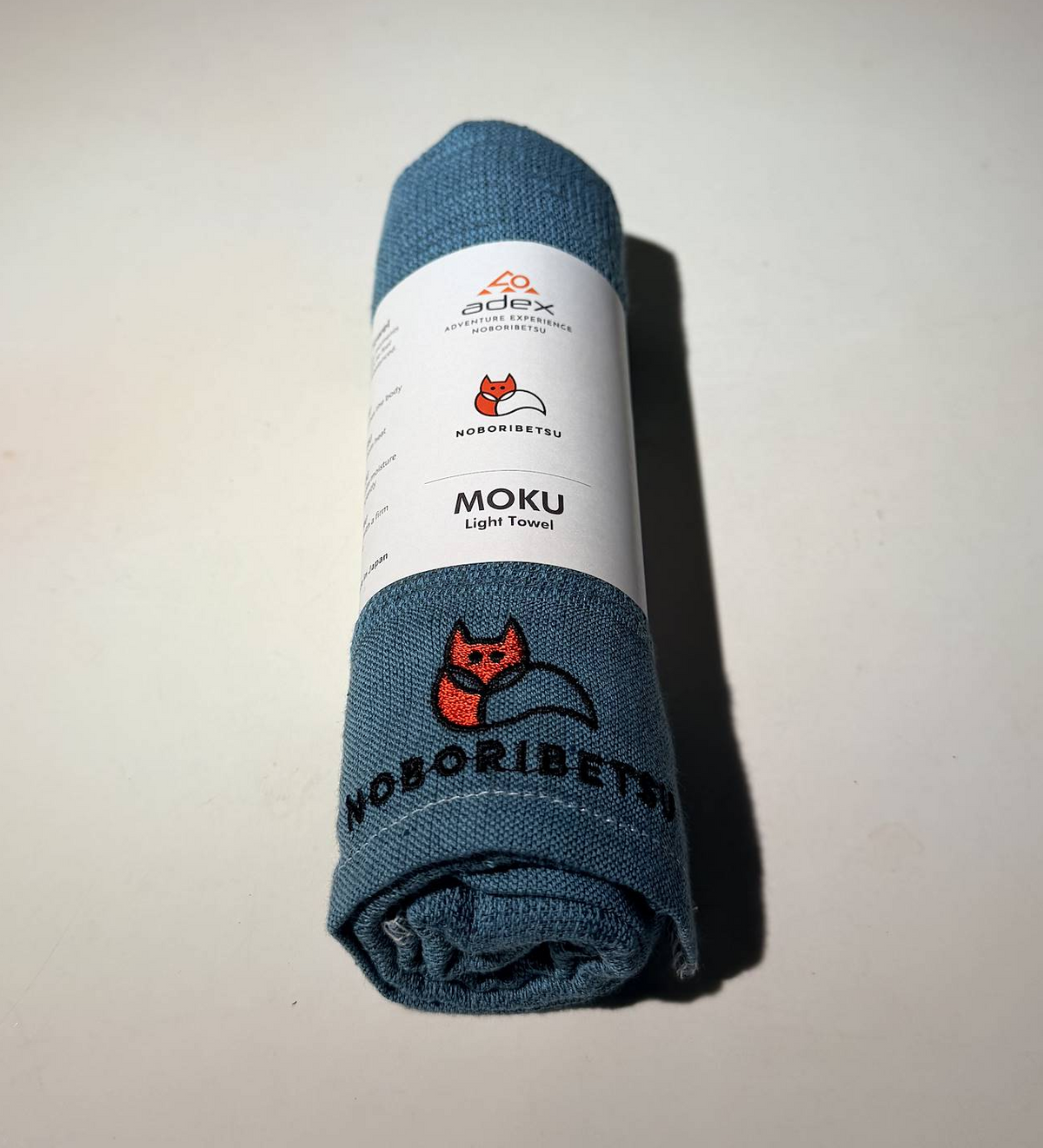 Noboribetsu Fox Logo Moku LIght Towel