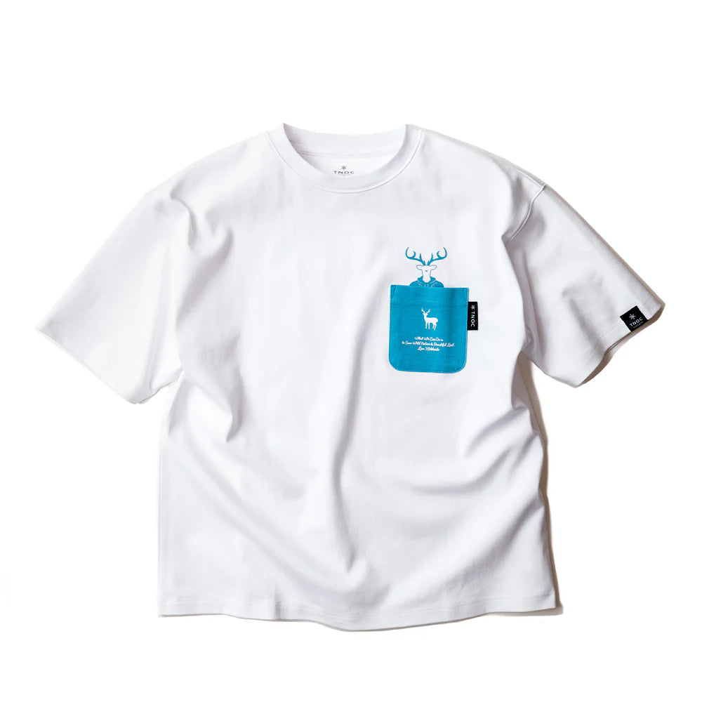 TNOC THE TEE PONTE NORTHERN CONTINENT R-POCKET SNOW WHITE