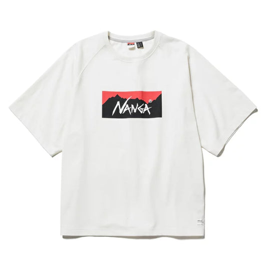 NANGA Eco Hybrid Box Logo Loose Fit Tee