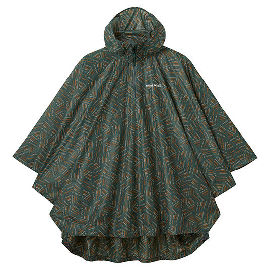 Print Trekking Rain Poncho